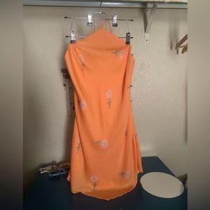 American eagle orange dress new with tags